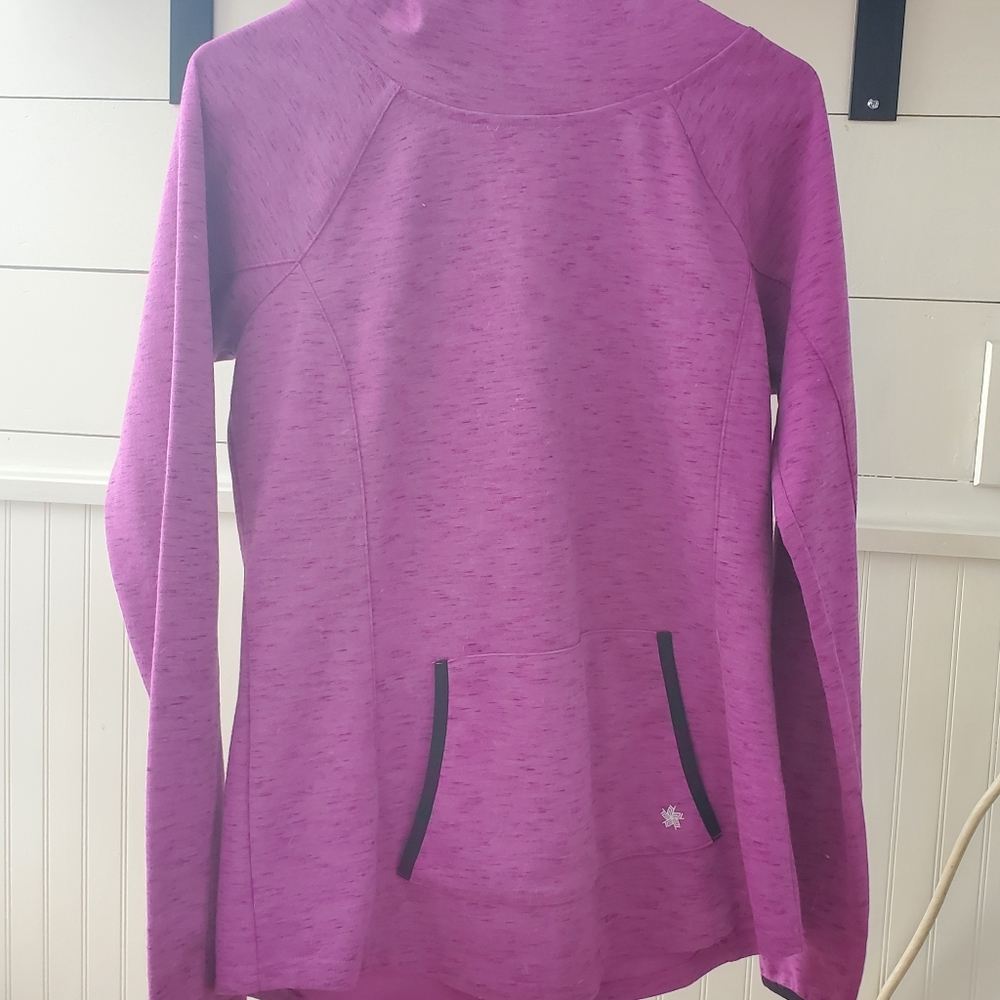 Purple hoodie